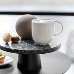 Villeroy & Boch - NewMoon Mug with Handle, Modern Cup for Tea and Coffee, Premium Porcelain, Made in Germany, Dishwasher and Microwave Safe, 10.5 oz Capacity, Rich, Creamy White