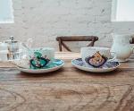 Disney Alice In Wonderland Mad Hatter Bone China Teacup and Saucer, Set of 2 | Tea Party With Coffee, Espresso, Mocha