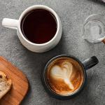 Large Capacity Ceramic Mug - Minimalist Design, Unique Water Cup for Tea & Coffee - Office & Home Use, Couple Mugs Set with Stylish Aesthetic