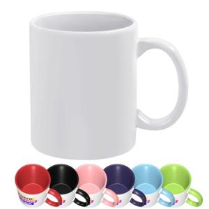 Mynvzrk Custom Coffee Mug with Photo Personalized Tea Cup with Logo Text Name 11 Oz Ceramic Mugs Customized for Men, Women, Friends Gifts for Birthdays Anniversary Special Occasion, 1PC,Blank White