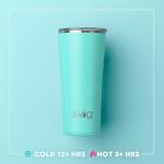 Swig Life 22oz Insulated Tumbler, Travel Coffee Tumbler with Lid, Cup Holder Friendly Travel Coffee Mug, Stainless Steel Thermos (Sun Dance)