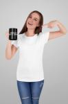 Funny Coffee Mug for Men and Women - Have A Nice Day Mug Middle Finger Bottom Cup | Funny White Elephant Gag Gifts for Adults Inappropriate - Novelty Coffee Mugs Cups, Work Mugs, Office Gift (11 oz)