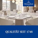 Villeroy & Boch Afina Mug with Handle, Premium Porcelain, Made in Germany, Dishwasher and Microwave Safe, 3.25 x 4in, Stackable, White