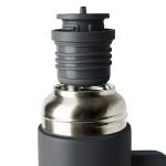 Simple Modern 36oz Insulated Hot Beverage Bottle with 2 Mugs | Travel Coffee Thermos for Hot Drinks | Twist and Pour Top | Commute, Travel, and Picnic Friendly | Roam Collection | Graphite