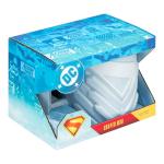 Paladone Superman Fortress of Solitude Shaped Mug, Officially Licensed DC Comics 650ml Ceramic Coffee Cup, Oversized for Tea, Hot Chocolate and More, Superhero Gifts, Blue