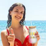 PYD Life 8 Pack Sublimation Glass Cans Blanks Frosted Bulk18 OZ with Bamboo Lid and Clear Glass Straw Beer Cans Wide Mouth Jar Tumbler Cups Mugs for Iced Coffee,Juice,Soda,Drinks,Beer