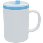 Copco Desk Mug 16 oz - Durable BPA-Free, Double-Wall Insulation for Hot & Cold Drinks, Microwave & Dishwasher Safe, Ideal for Office, Home, Travel - Spill-Resistant Reusable Mug (Teal)