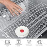 The Crafted Cuisine Glass Tumbler with Straw and Lid 22oz (pack of 2) - Clear Iced Coffee Cup w/Vintage Design, Dishwasher Safe Cups - Versatile Glass Coffee Tumbler for Smoothie Water & More