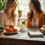 The Crafted Cuisine Glass Tumbler with Straw and Lid 22oz (pack of 2) - Clear Iced Coffee Cup w/Vintage Design, Dishwasher Safe Cups - Versatile Glass Coffee Tumbler for Smoothie Water & More