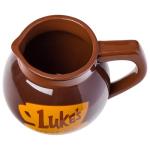 Silver Buffalo Gilmore Girls Luke's Diner Coffee Pot Ceramic 3D Sculpted Mug, 20 Ounces