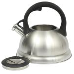Mr. Coffee Hartbay Large 2.4 Quart Stainless Steel Whistling Tea Kettle