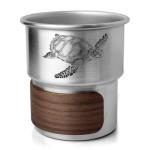 Jutasty Funny Stainless Steel Outdoor Adventurers Cup, Camping Hiking Backpacking Cup, Portable Camping Travel Coffee Cup Mug for Early Morning Coffee Cold Beverages, Animal Theme Turtle, 9.5oz(280ml)