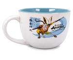 Silver Buffalo Avatar: The Last Airbender Aang and Momo Ceramic Soup Mug | Large Coffee Mugs and Cups, Home & Kitchen Essentials | Anime Manga Gifts And Collectibles | Holds 24 Ounces
