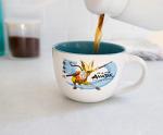 Silver Buffalo Avatar: The Last Airbender Aang and Momo Ceramic Soup Mug | Large Coffee Mugs and Cups, Home & Kitchen Essentials | Anime Manga Gifts And Collectibles | Holds 24 Ounces
