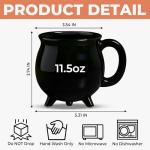 Pawfect House Custom Witch Cauldron Coffee Mug, Witches Brew Personalized Mugs, Witch Mug Gifts For Women, Besties, Family, Witchy Gifts For Women, Best Friends, Personalized Halloween Coffee Mugs