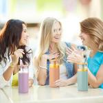 Tronco 20 oz Glass Tumbler with Lid and Straw, Iced Coffee Cup and Smoothie Cup with Bamboo Lids & Protective Silicone Sleeve, Dishwasher Safe, BPA-Free, Glass Cup 1 Pack