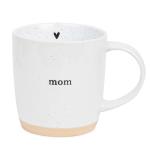 UnBoxMe Mom Heart Mug - Heartfelt Mother's Day Gift | Sentimental Coffee Cup for Mom, Grandma | Minimalist Ceramic Design with Subtle Heart | Dishwasher Safe