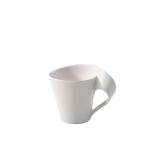 Villeroy & Boch NewWave Café Tea Cup, 6.75 oz, Premium Porcelain, White