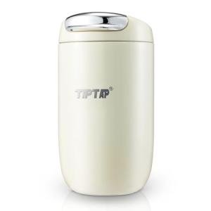 TIPTAP 12oz/350ml Stainless Steel Vacuum Insulated Tumbler, Coffee Travel Mug Spill Proof with Lid, Thermos Cup for Keep Hot/Ice Coffee, Chocolate, Tea and More (White)