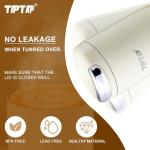 TIPTAP 12oz/350ml Stainless Steel Vacuum Insulated Tumbler, Coffee Travel Mug Spill Proof with Lid, Thermos Cup for Keep Hot/Ice Coffee, Chocolate, Tea and More (White)