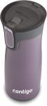 Contigo Unisex's West Loop Autoseal Thermobecher, Edelstahl Isolierbecher, Kaffeebecher to Go, BPA frei, auslaufsicherer Reisebecher mit Easy-Clean-Deckel, hält bis zu 5h Warm, 470 ml, Dark Plum