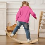 LIFAky Girls Sweatshirt Adorable Black Cat Rainbow Bubble Tea Cup Pattern Long Sleeve Fall Winter Hoodies Size 4-5Y