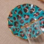 Karaca Leona 12-Piece Tea Set for 6 People - Elegant Porcelain Service for Stylish Tea Enjoyment, 6 Turkish Tea Cups and Saucers, 12 Piece, Tea Service, Glass, 150 ml/5 oz