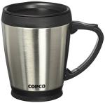 Copco Double Wall Stainless Steel Coffee Mug - 16 oz, Insulated Travel Mug with Screw-On Lid, Spill-Proof, Durable Handle - Ideal for Coffee, Tea, Office, Home, Dishwasher Safe, Hot Beverage Mug