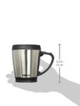 Copco Double Wall Stainless Steel Coffee Mug - 16 oz, Insulated Travel Mug with Screw-On Lid, Spill-Proof, Durable Handle - Ideal for Coffee, Tea, Office, Home, Dishwasher Safe, Hot Beverage Mug