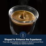 DeLonghi 3oz Espresso Double Wall Thermal Glasses, Set of 2