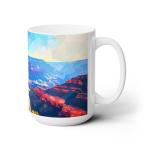 WILLBRITE Large Collectible Coffee Mug with Grand Canyon National Park Design, 15oz