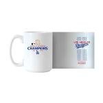 Los Angeles Dodgers 2024 World Series Champions 15 Ounce Roster Coffee Mug