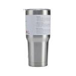 Built 30oz Insulated Coffee Tumbler, Stainless Brushed - Reusable Stainless Steel Travel Mug with Slide Lid, Double Wall Thermal Cup for Hot or Cold Drinks - BPA-Free, Car Cup Holder Friendly