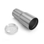 Built 30oz Insulated Coffee Tumbler, Stainless Brushed - Reusable Stainless Steel Travel Mug with Slide Lid, Double Wall Thermal Cup for Hot or Cold Drinks - BPA-Free, Car Cup Holder Friendly