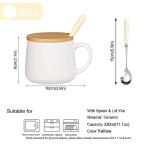 BigNoseDeer Cute Ceramic Donkey Coffee Mug Funny Mug with 3D Animal Inside Kawaii Tea Cup with Spoon and Lid Cool Stuff Christmas Gifts Birthday Mother's Day Cute Gifts for Women Kids 12oz（Donkey）