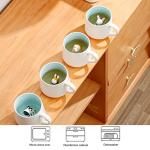 BigNoseDeer Cute Ceramic Donkey Coffee Mug Funny Mug with 3D Animal Inside Kawaii Tea Cup with Spoon and Lid Cool Stuff Christmas Gifts Birthday Mother's Day Cute Gifts for Women Kids 12oz（Donkey）