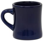 Funny Guy Mugs Classic Retro Diner Coffee Mug - Heavy Duty 10 Oz Stoneware Cup with Easy Grip Handle - Ideal for Hot and Cold Beverages (Blue, 10 Ounce)