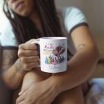 Customized Choose Name Nail Artist Tea Cup, Novelty Custom Nail Artist Ceramic Mug, Personalized Nail Technician Travel Cup For Friends, Nail Tech Themed White Coffee Mug 11oz 15oz