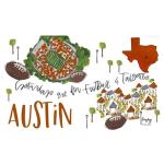 Swig Life 22oz Travel Mug, Insulated Tumbler with Handle and Lid, Travel Coffee Mug, Cup Holder Friendly, Stainless Steel 22 oz Tumbler, Reusable Insulated with Lid (Saturdays in Austin)