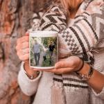 Custom Coffee Mugs - Personalized Ceramic Tea Cups with Text, Picture, Logo, Image - Unique Gift for Men Women Couples - 11 & 15 oz
