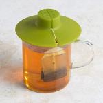 Primula Buddy Silicone Tea Bag Holder, Easy to Use and Mess-Free, Dishwasher Safe, 4.25-Inch, Green