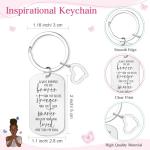 Reginary 3 Pcs Christian Gifts for African American Women Bible Verse Makeup Bag Christian Pencil Pouch 11 oz Religious Coffee Mug Inspirational Keychain Faith Based You Are Loved Gifts