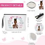 Reginary 3 Pcs Christian Gifts for African American Women Bible Verse Makeup Bag Christian Pencil Pouch 11 oz Religious Coffee Mug Inspirational Keychain Faith Based You Are Loved Gifts