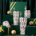 Swig Life 22oz Insulated Tumbler, Travel Coffee Tumbler with Lid, Cup Holder Friendly Travel Coffee Mug, Stainless Steel Thermos (Classic Nutcracker)