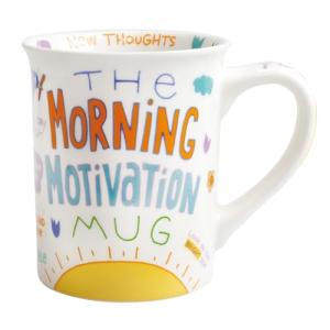 Enesco Our Name is Mud the Morning Motivation Messages Coffee Mug, 16 Ounce, Multicolor