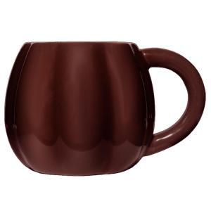 Sweet Water Decor Pumpkin Coffee Mug, 19oz Brown Ceramic Fall Mug, Cozy Autumn Home Decor Drinkware for Coffee, Tea & Cider, Microwave & Dishwasher Safe, Fall Gift for Women & Hostess