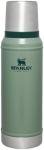 Stanley Classic Legendary Vacuum Bottle 1.0 qt | Wide Mouth with Leakproof Cup Lid | Keep Drinks Hot or Cold | Packable for Travel | Insulated Stainless Steel Thermos | BPA-Free | Hammertone Green