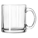 Pack of 2 Clear Glass Coffee Mugs – 13 oz Heavy-Duty Thick-Walled Cups for Hot Beverages – Durable, Elegant, Heat-Resistant Glassware for Coffee, Tea, Lattes, and More
