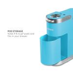 Keurig K-Mini Plus Single Serve K-Cup Pod Coffee Maker, with 6 to 12oz Brew Size, Stores up to 9 K-Cup Pods, Travel Mug Friendly, 1500 watts, Cool Aqua