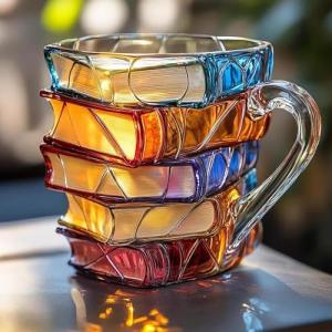 Painted Book Mug Novelty Coffee Mugs for Book Lover Gifts for Women Unique Coffee Mugs 11 Oz Cool Funny Bookish Cute Tumblers Books Worm Readers Writers Librarian Gifts Women